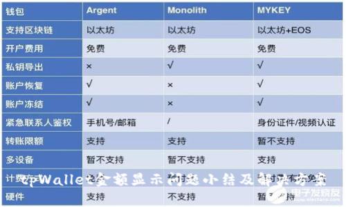 tpWallet金额显示问题小结及解决方案