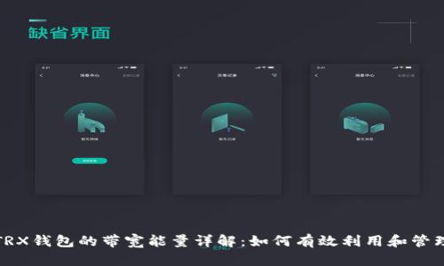 TRX钱包的带宽能量详解：如何有效利用和管理