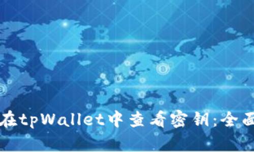 如何在tpWallet中查看密钥：全面指南