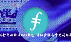 如何打开比特币DAT钱包：